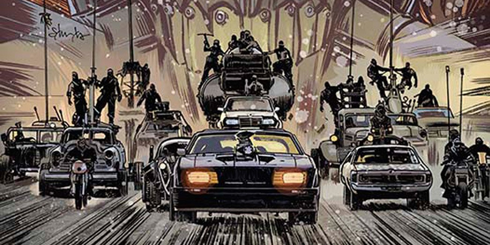 Dig this killer new Mad Max: Fury Road comic art