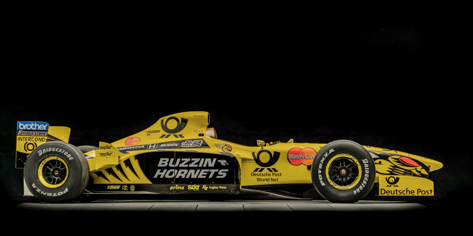 The Buzzin'est of Hornets: Jordan F1's 1999 Race Car Is Up For Auction