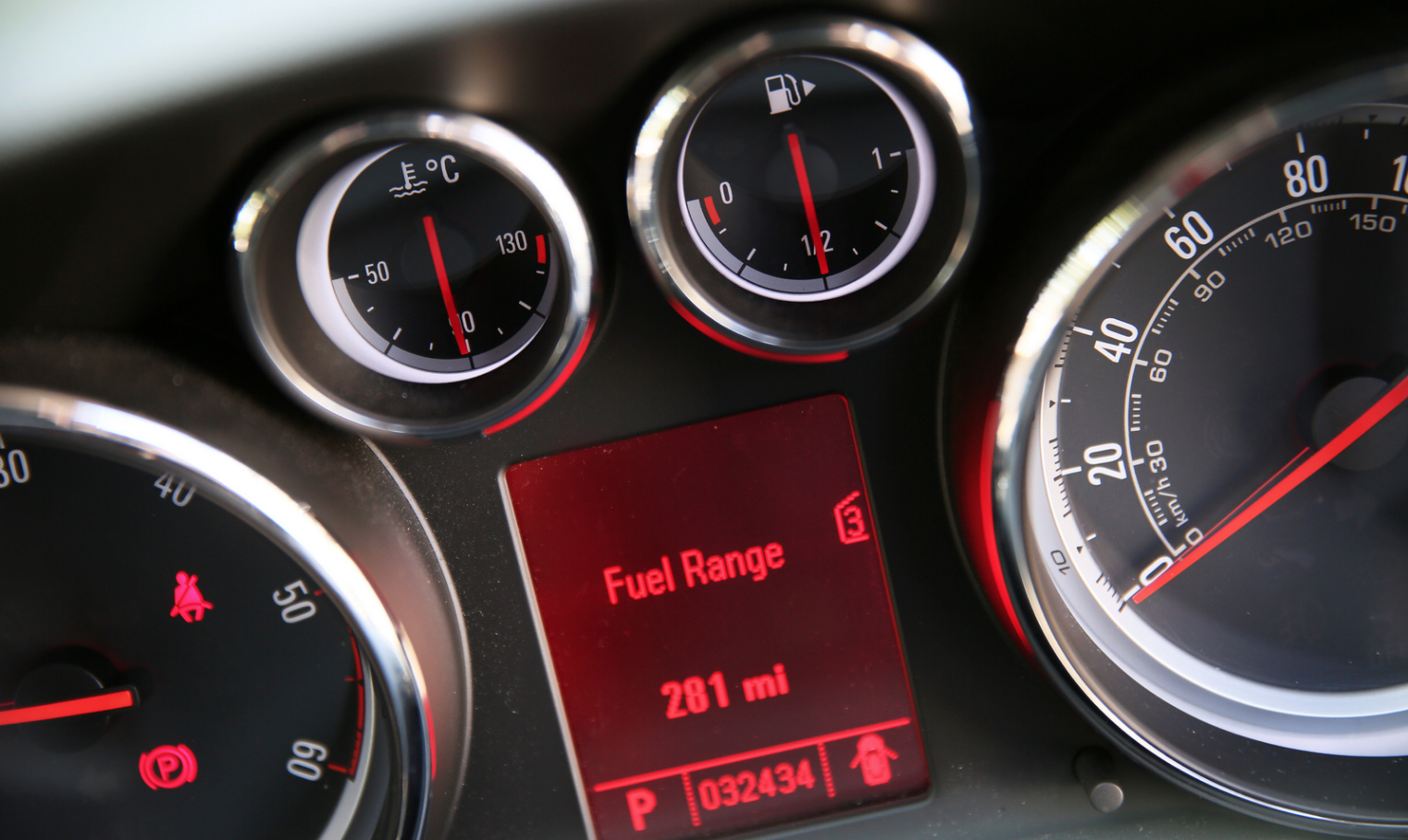 This Handy Chart Tells You How Many Miles You Can Drive on Empty