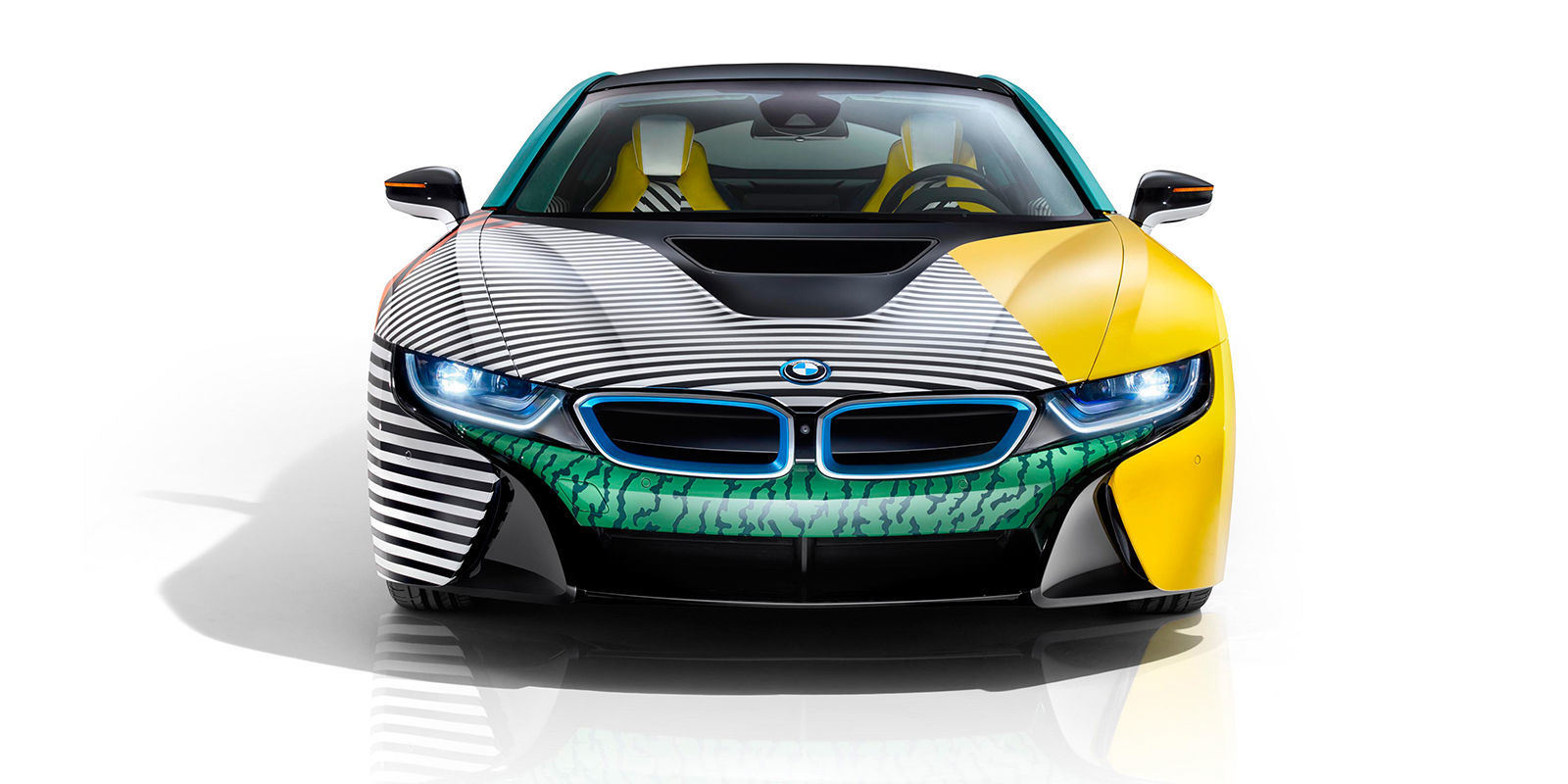 This Is the '80sTastic Paint Job the BMW i8 Always Deserved