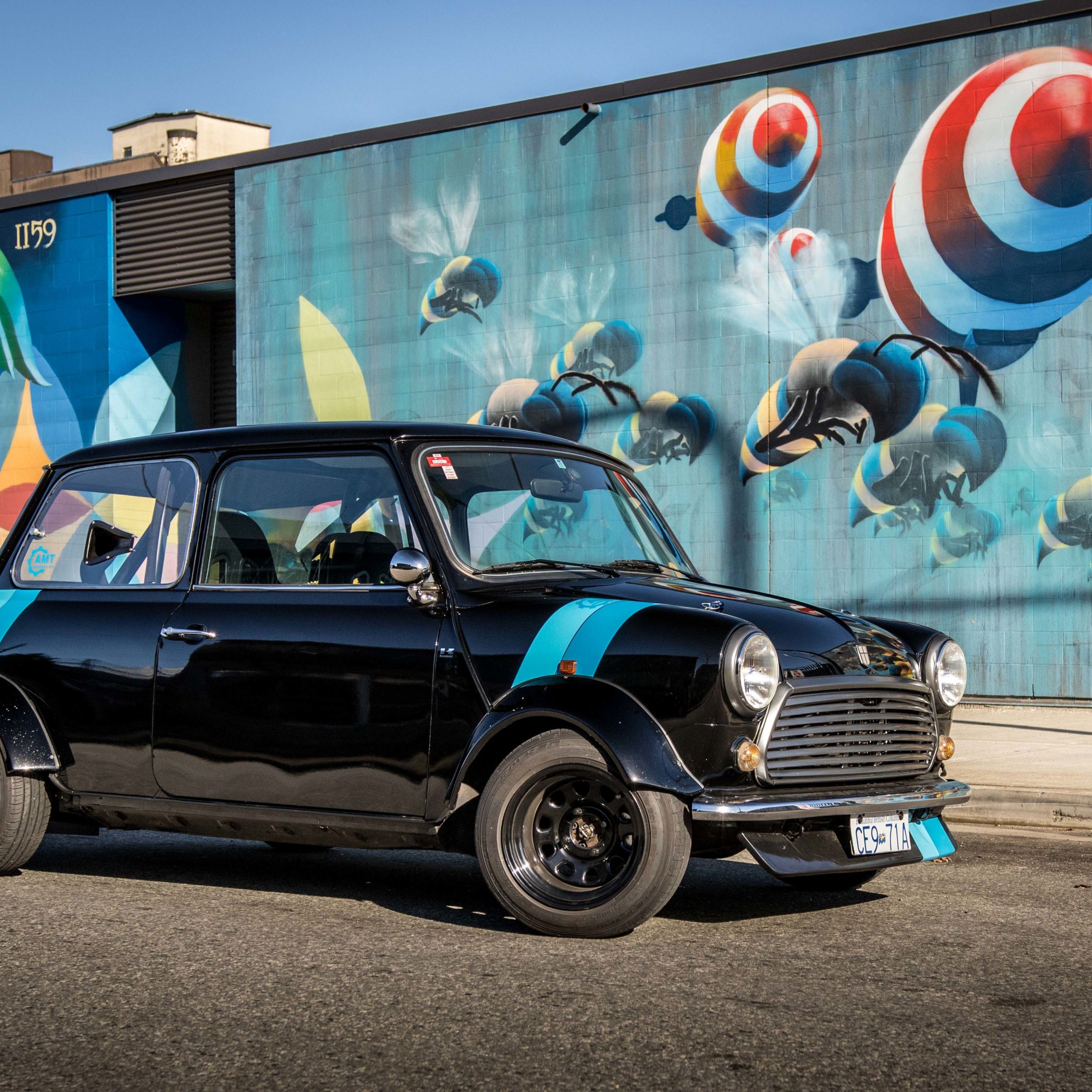 Driving this Motorcycle-Powered Mini Cooper Is the Best Kind of Crazy