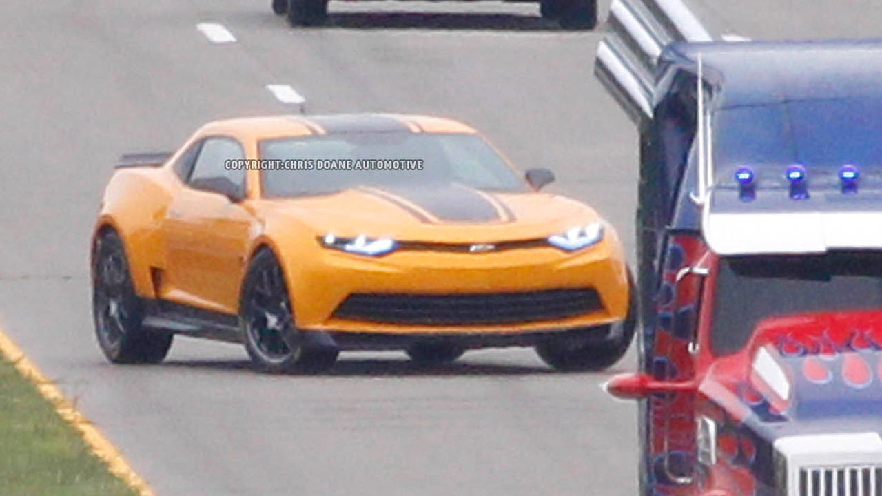 Spy Photos: 2014 Transformers "Bumblebee" Camaro - New ...