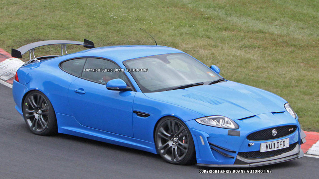 2013 Jaguar XKR-S Race Car Photographed on the Nurburgring ...